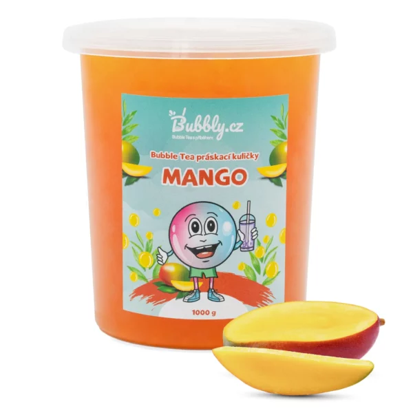 Bubble Tea práskací kuličky mango