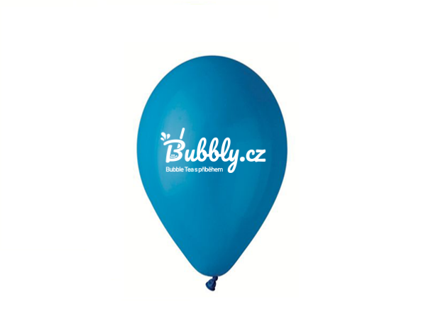 Nafukovací balónek s logem, modrý