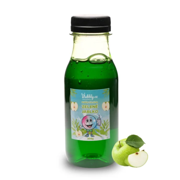 bubble tea sirup jablko