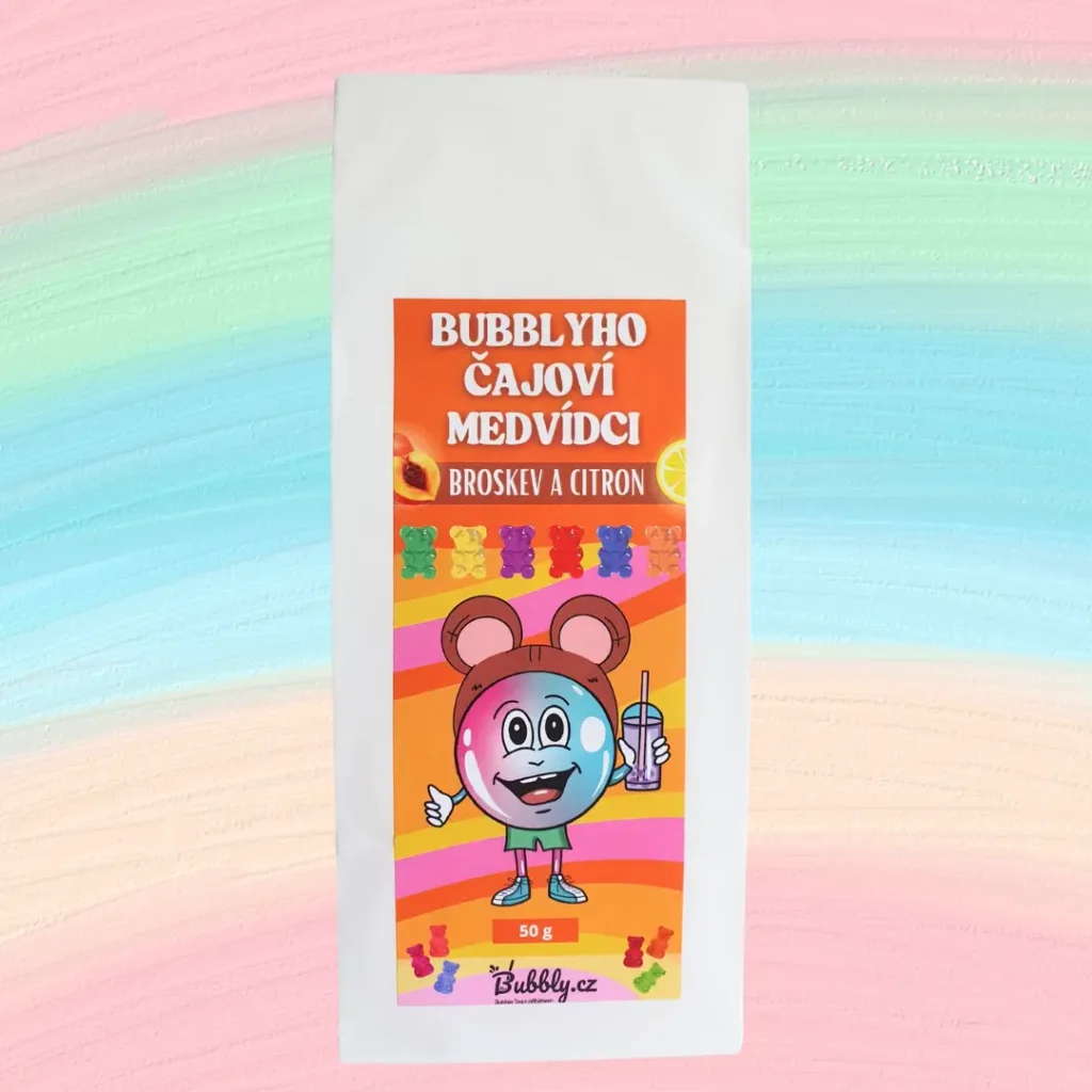 Bubblyho čajoví medvídci broskev a citron