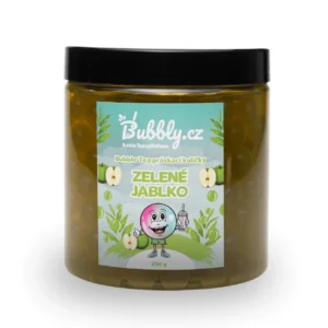 Bubble Tea práskací kuličky - zelené jablko, 250g